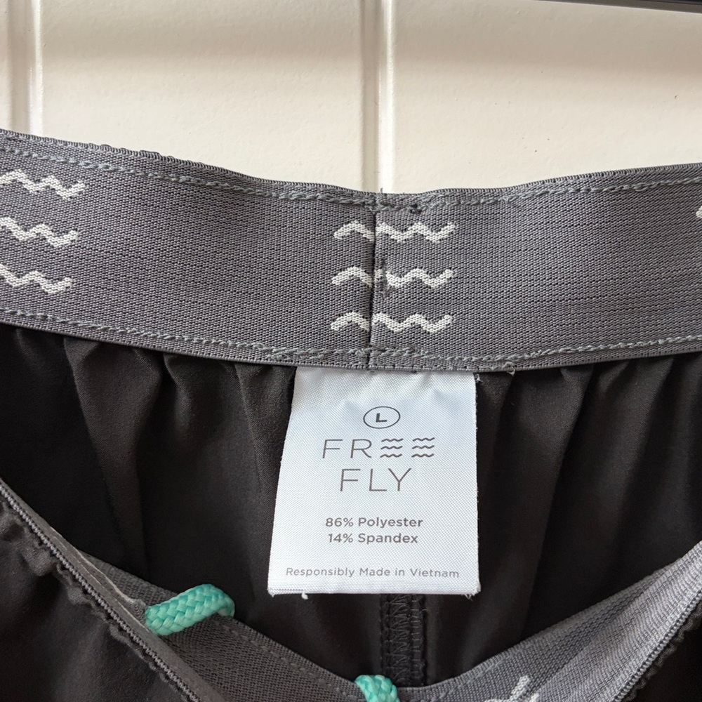 Free Fly Men's Breeze Short – 8" - Size L - Black - Picture 6 of 8